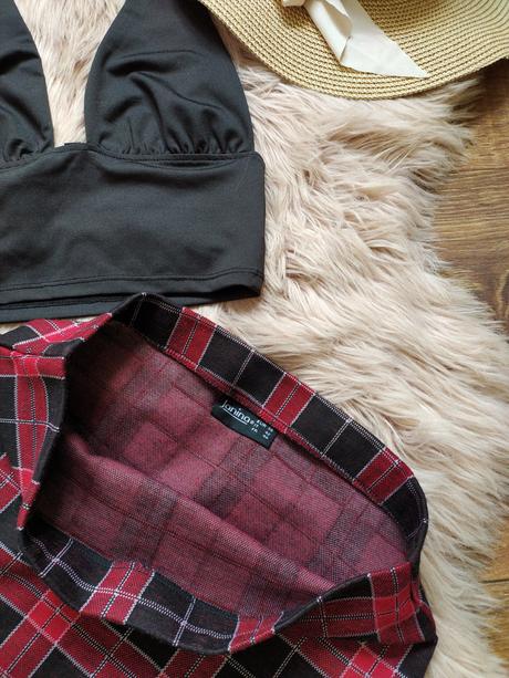 Krátka karovaná sukňa, 38