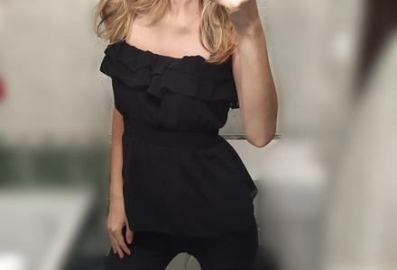 Topík s volánom, zara,xs