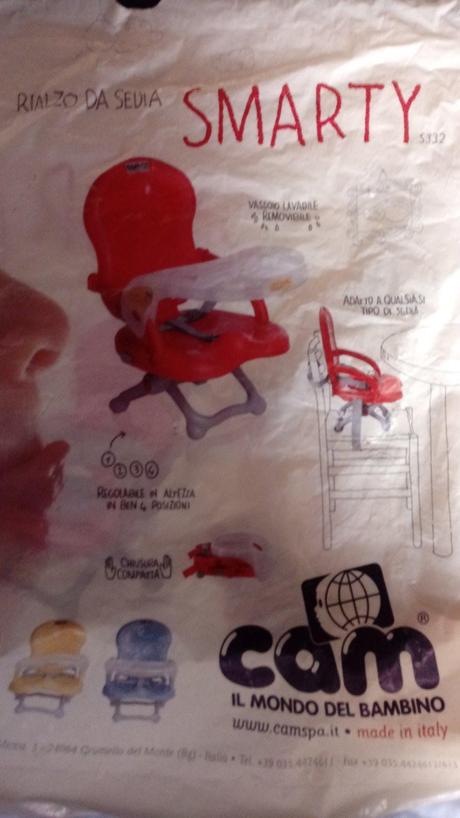 Prenosna jedalenska stolicka cam smarty, cam