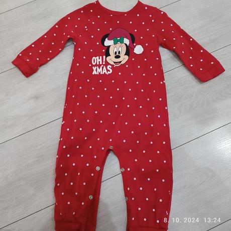 Detské vianočné pyžamko, fox & bunny,80