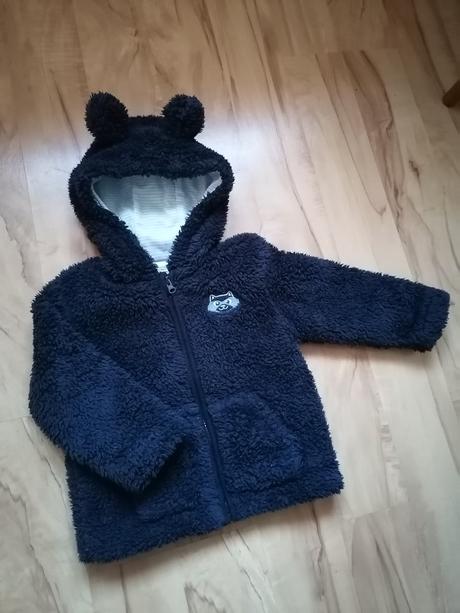 Prechodná huňatá bundička s uškami - 74, dopodopo,74