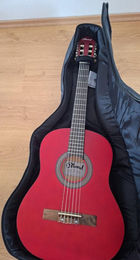 Blond cl-34 3/4 klasická gitara top stav,