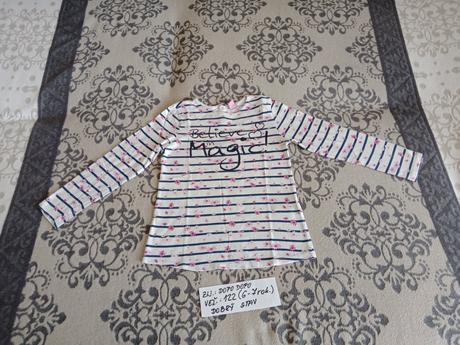 Dievčenské tričko s dlhým rukávom zn.dopodopo, dopodopo,122