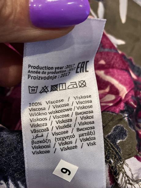 Dámska kvetovaná blúzka krátky rukáv vila (xs), xs