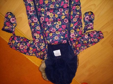 Zimný overal pre dievčatko, f&f,74