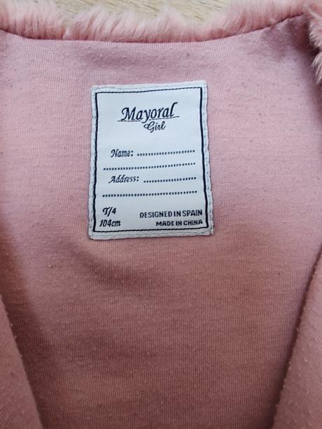 Mayoral kožušinová vesta, mayoral,104