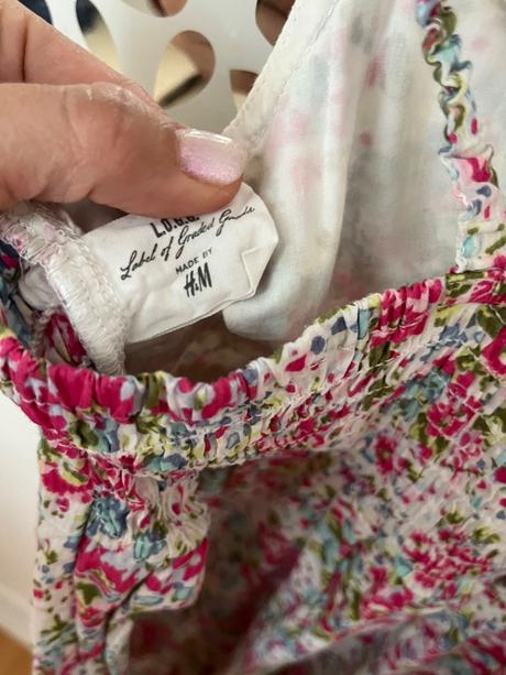 Romanticke šaty hm, h&m,140