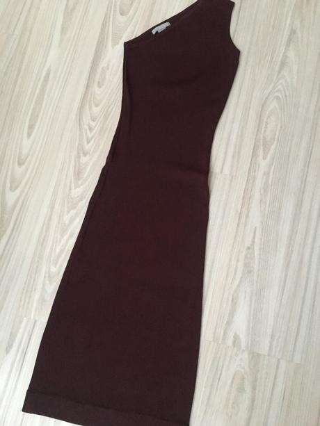 Šaty cez jedno rameno, h&m,s