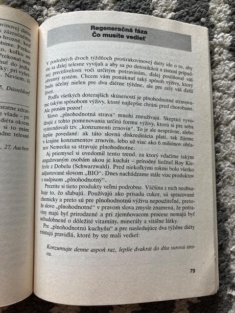 Kohnlechnerova diéta proti rakovine (1992),