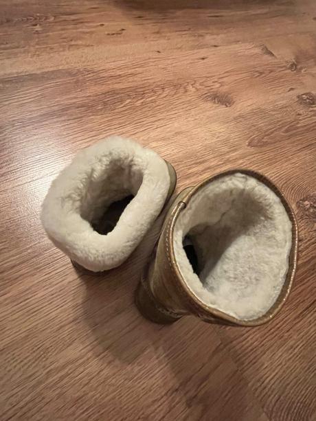 Paciotti kožené/ ovčia vlna cizmicky, 25