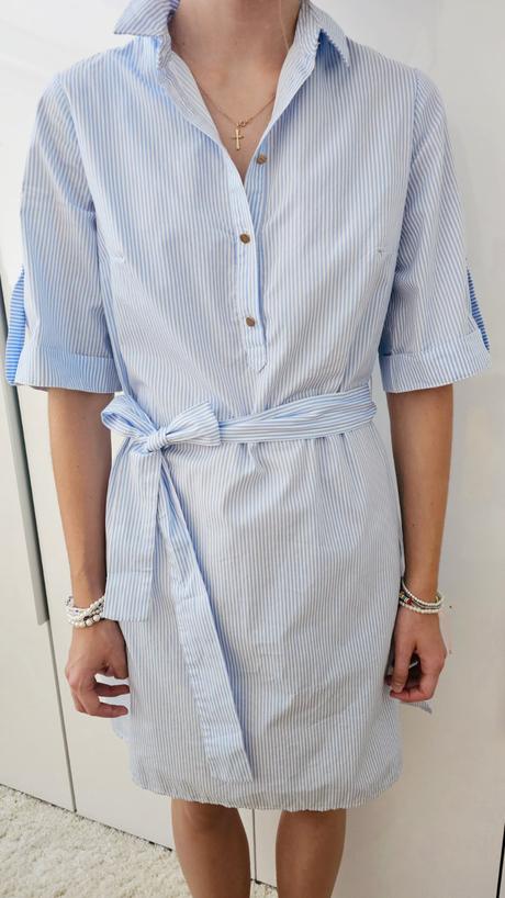 Pásikavé šaty, mohito,38