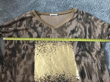 Hnedý tenký svetrík v.l, l