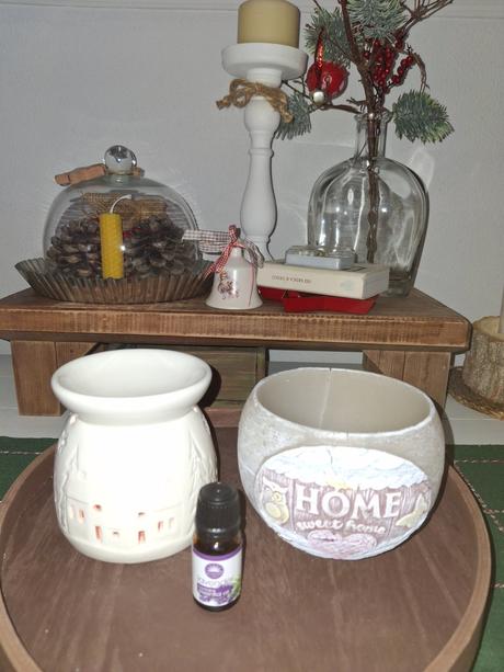 Aromalampa dedina, domčekovo -  difuzer - svietnik, 