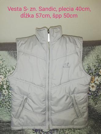 Oteplená vesta s, s