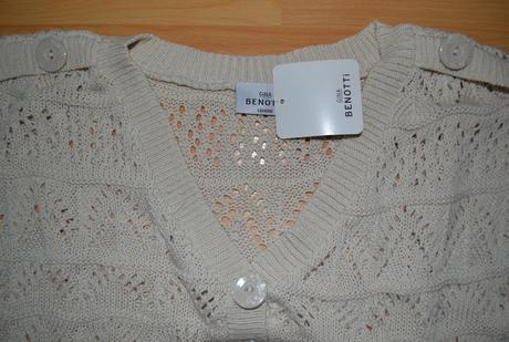 Nenosené pletené-hačkované šaty bennoti, veľ.44/46, 44