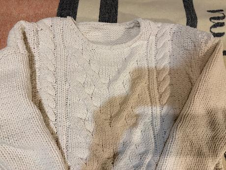 Pleteny oversized sveter, s