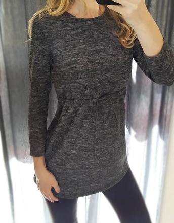 Predĺžený svetrík / šaty, s