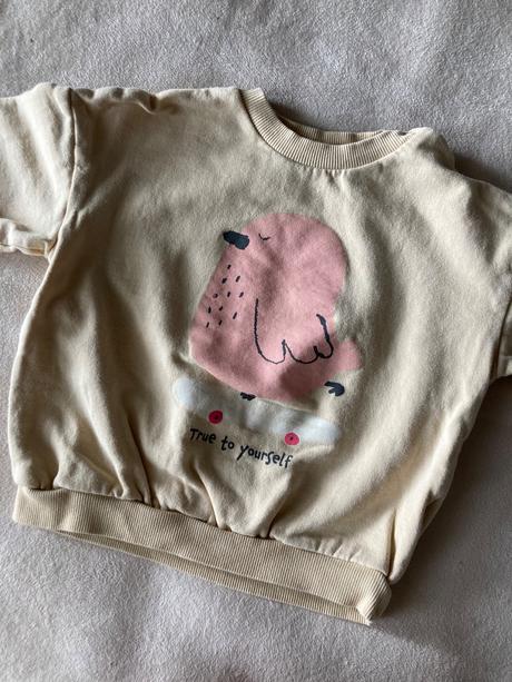 Mikinky čerešňe a vtáčik 80, h&m,80