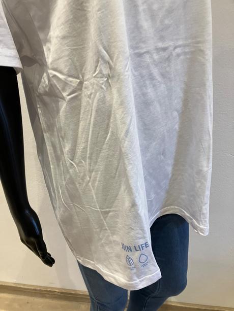 Dámske biele tričko s nápisom bershka (28), bershka,m