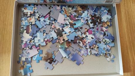 Puzzle ľadové kralovstvo,
