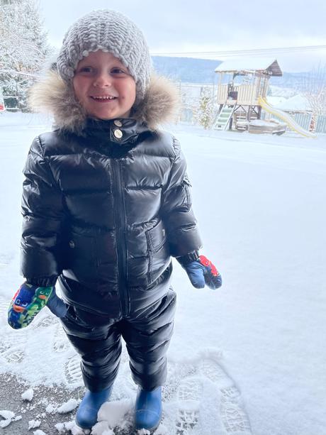 Zimná súprava (oteplovačky + bunda) 92/98, 98