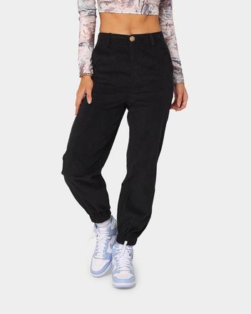 Riflové joggers, bershka,36