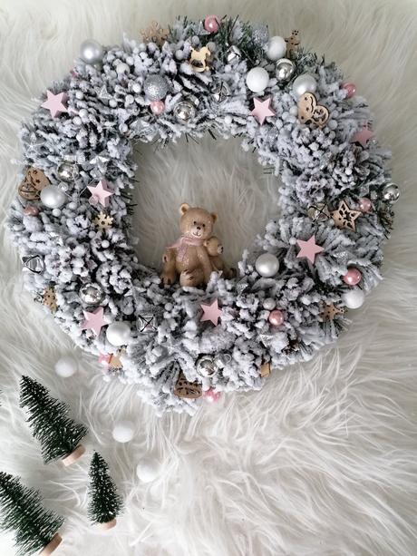 Vianočný veniec medvedík, 