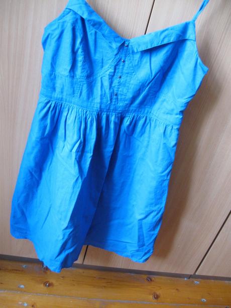 Dámske modré letné šaty, 40/42, camaieu,40