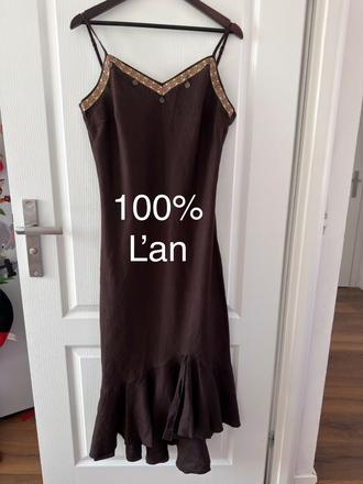 Ľanové šaty per una boho štýl, marks & spencer,xxl