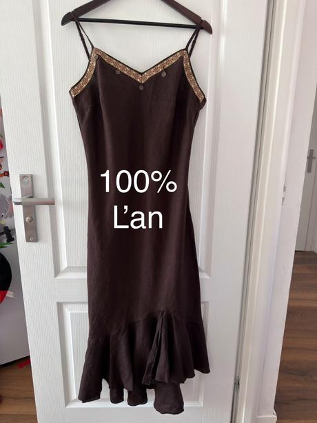 Ľanové šaty per una boho štýl, marks & spencer,xxl