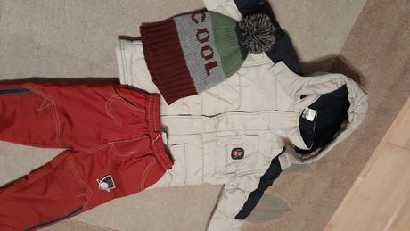 Vetrovka nohavice čiapka 98, 86–98