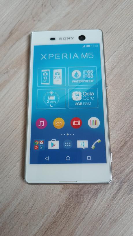 Maketa telefónu - sony xperia m5, sony