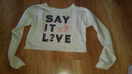 Dievčenský crop top, 146