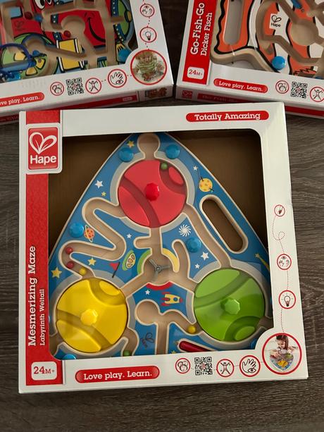 Hape - magneticky vlacik ,rybka a labyrint,