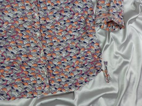 Kvalitná roll-up blúzka, s