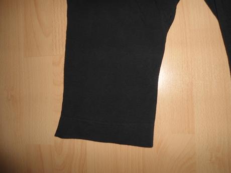 Detske cierne 3/4-ove teplaky, 158