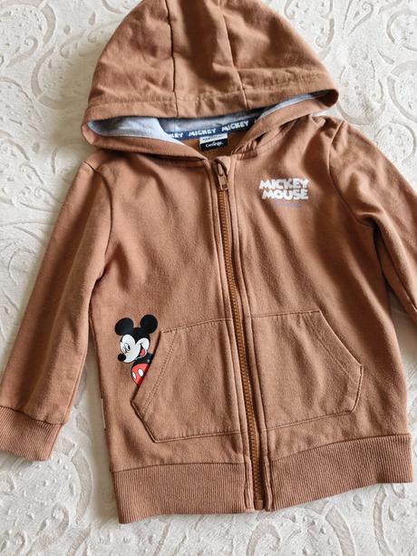 Mikina na zips - mickey mouse, george,92