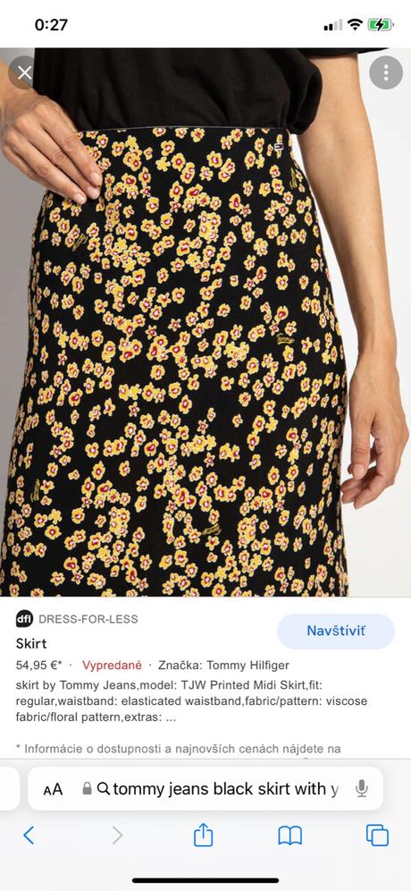 Tommy jeans sukňa, tommy hilfiger,s