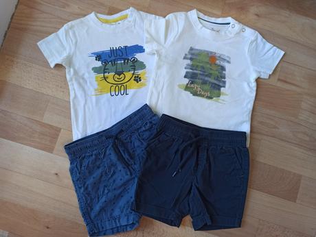 Tričká a kraťasy 86/92, lupilu,86