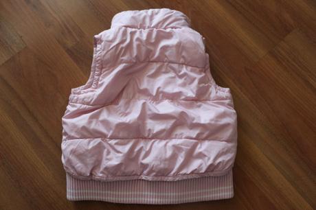 Ružová zateplená vestička, next,116