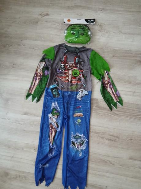 Kostym zombie 7-9 rokov f&f, 