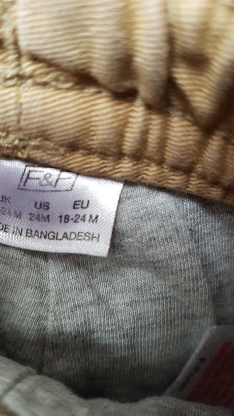 Zateplené nohavice  ff velkosť 18-24, f&f,92