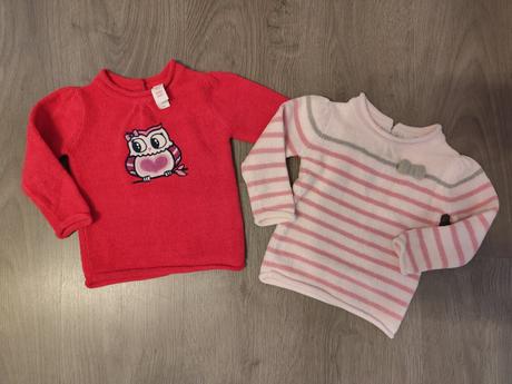 Mix oblečenia svetriky, baby club,74