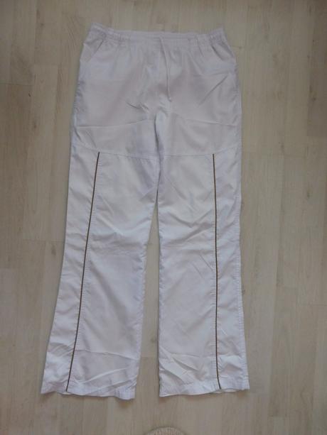 Tenké biele nohavice m , m