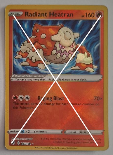 Pokémon karty - radiant (sword & shield), 