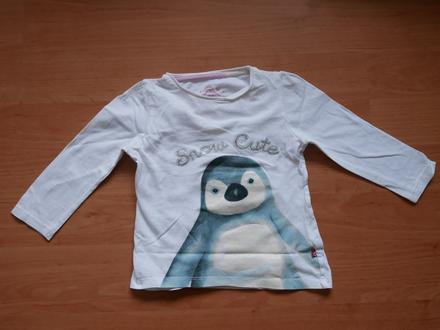 Biele tričko s tučniakom, f&f,98