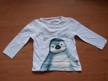 Biele tričko s tučniakom, f&f,98