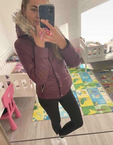 Zimná dámska bunda, bershka,m