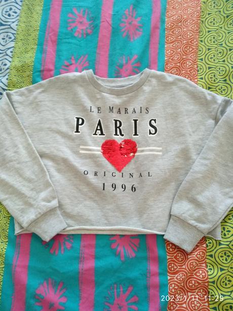 Crop mikinka, primark,134