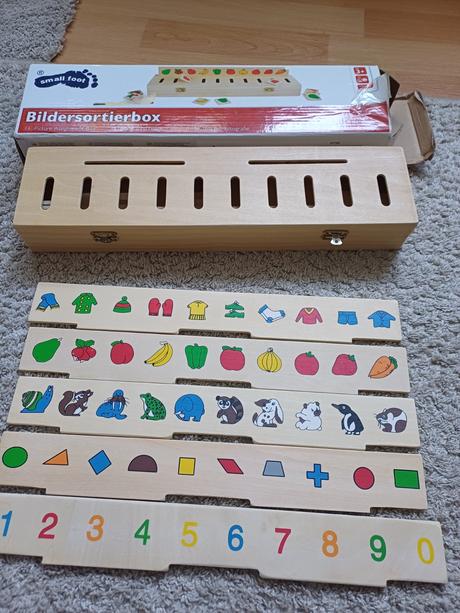 Vkladaci box triedenie, 